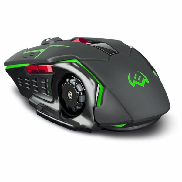 Мышь беспроводная Sven RX-G930W, бесшумная работа кнопок, подсветка, черный, 5btn+Roll