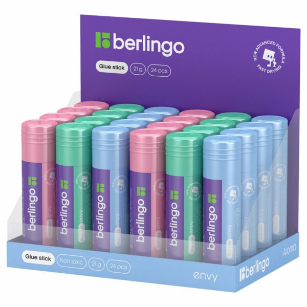 Клей-карандаш Berlingo "Envy", 21г, ПВП
