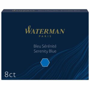 Картриджи чернильные Waterman Standart, синий, 8шт., картонная коробка