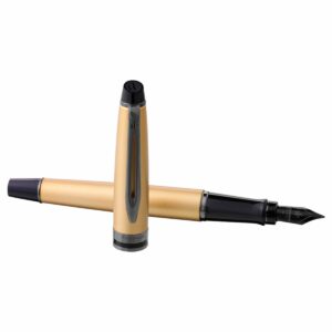 Ручка перьевая Waterman "Expert Gold RT" синяя, 0,8мм, подарочная упаковка