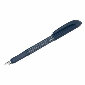 Ручка перьевая Schneider "Easy navy" синяя, 1 картридж, грип, темно-синий корпус