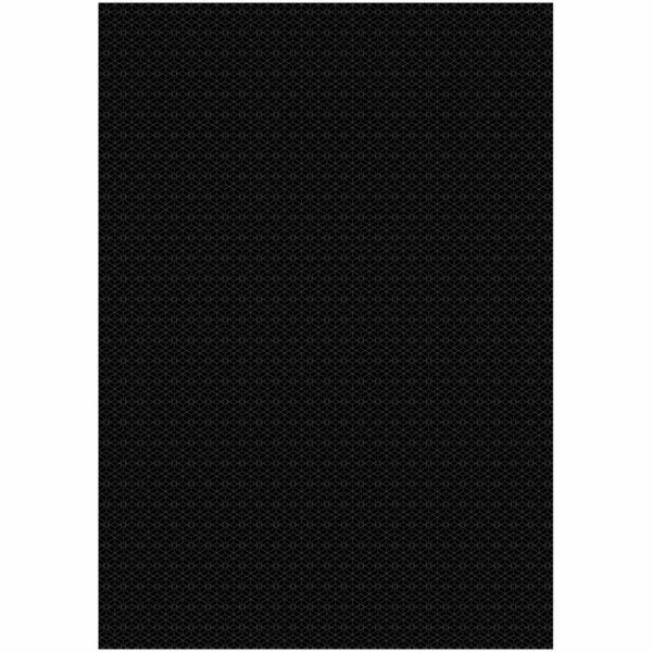 Упаковочная бумага глянц. 70*100см, MESHU "Pattern on black", 80г/м2, ассорти 5 дизайнов