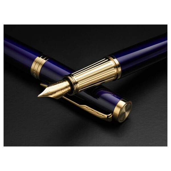 Ручка перьевая Parker "Ingenuity Blue GT" 0,8мм, подарочная упаковка