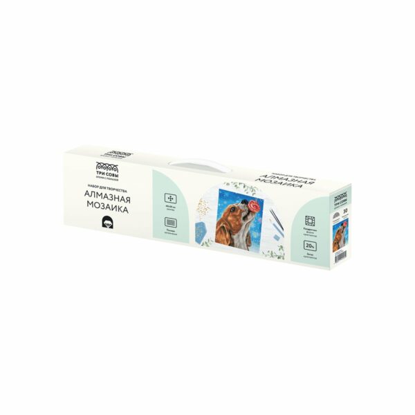 Алмазная мозаика ТРИ СОВЫ "Сладкая жизнь", 40*50см, холст, картонная коробка с пластиковой ручкой