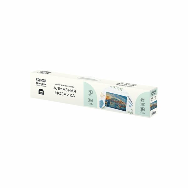 Алмазная мозаика ТРИ СОВЫ "Сочи", 50*70см, холст, картонная коробка с пластиковой ручкой