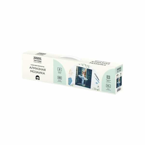 Алмазная мозаика ТРИ СОВЫ "Трепет перед выступлением", 40*50см, холст, картонная коробка с пластиковой ручкой
