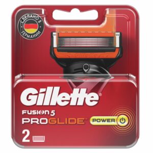 Кассеты для бритья сменные Gillette "Fusion Proglide. Power" красн., 2шт. (ПОД ЗАКАЗ)