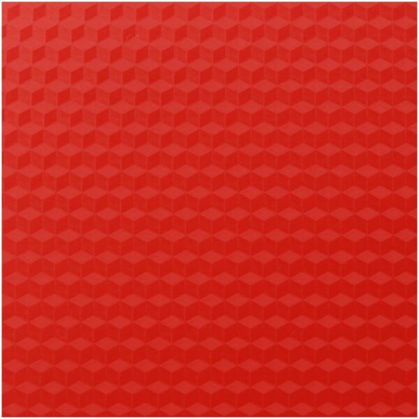 Папка на 4 кольцах СТАММ "Кристалл" А4, 40мм, 700мкм, пластик, красная