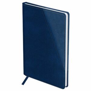 Ежедневник недатированный A5, 136л., кожзам, OfficeSpace "Poket", темно-синий