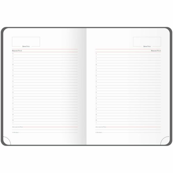 Ежедневник недатированный A5, 136л., кожзам, OfficeSpace "Poket", темно-синий