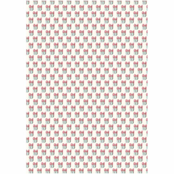 Упаковочная бумага глянц. 70*100см, MESHU "День Рождения", 80г/м2, ассорти 5 дизайнов