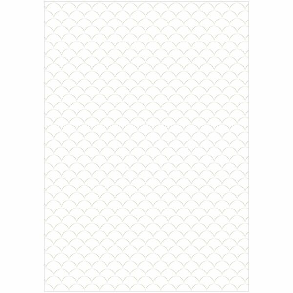 Упаковочная бумага глянц. 70*100см, MESHU "Pattern on white", 80г/м2, ассорти 5 дизайнов