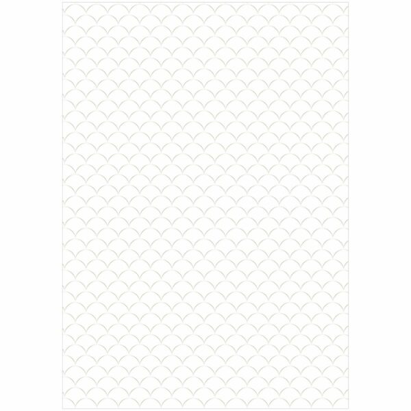 Упаковочная бумага глянц. 70*100см, MESHU "Pattern on white", 80г/м2, ассорти 5 дизайнов