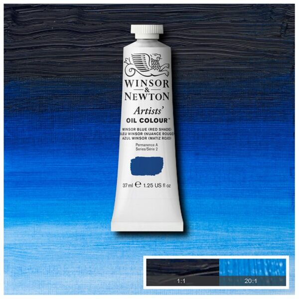 Краска масляная профессиональная Winsor&Newton "Artists Oil", 37мл, Винзор красно-синий