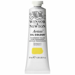 Краска масляная профессиональная Winsor&Newton "Artists Oil", 37мл, прозрачный желтый