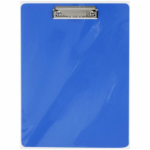 Планшет с зажимом OfficeSpace А4, 2000 мкм, пластик (полифом), синий