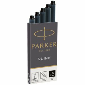 Картриджи чернильные Parker "Cartridge Quink" черные, 5шт., блистер