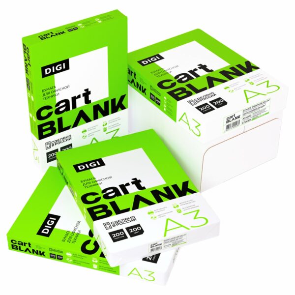 Бумага Cartblank "Digi" А3, 200г/м2, 200л., 145%