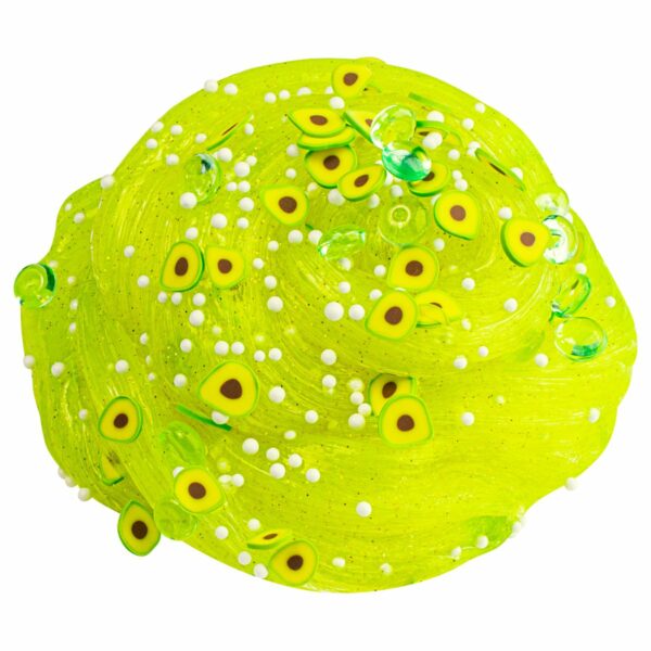 Слайм с добавками для замешивания Slime "Emoji. Влад А4", оранжевый/ зеленый/желтый, 110г, ассорти