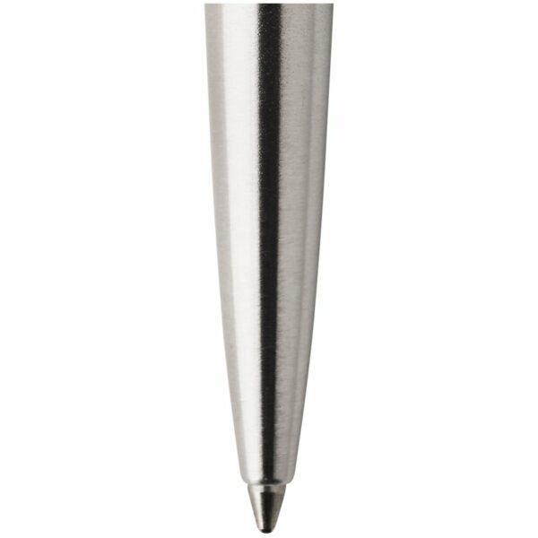 Ручка гелевая Parker "Jotter Stainless Steel GT" черная, 0,7мм, кнопочный механизм, подарочная упаковка