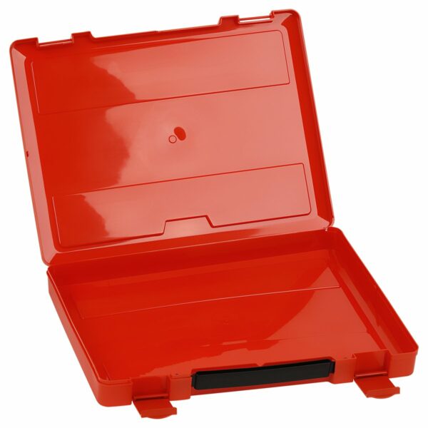 Портфель СТАММ с выдвижной ручкой, 270*350*45мм, красный