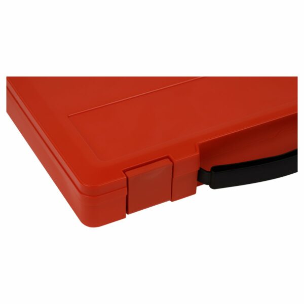 Портфель СТАММ с выдвижной ручкой, 270*350*45мм, красный