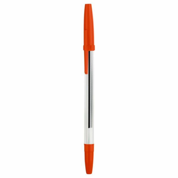 Ручка шариковая СТАММ "Оптима" красная, 1,0мм