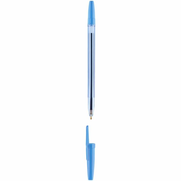 Ручка шариковая СТАММ "Оптима" синяя, 1,0мм, пастель микс
