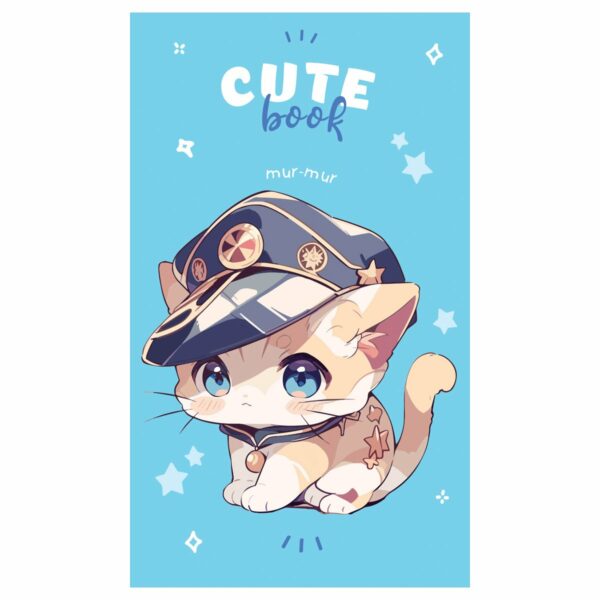 Блокнот А7 48л. на склейке BG "Cute anime"