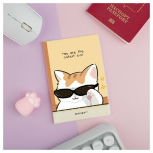 Обложка для паспорта MESHU "Cutest Cat", ПВХ, 2 кармана