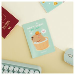 Обложка для паспорта MESHU "Capybara", ПВХ, 2 кармана