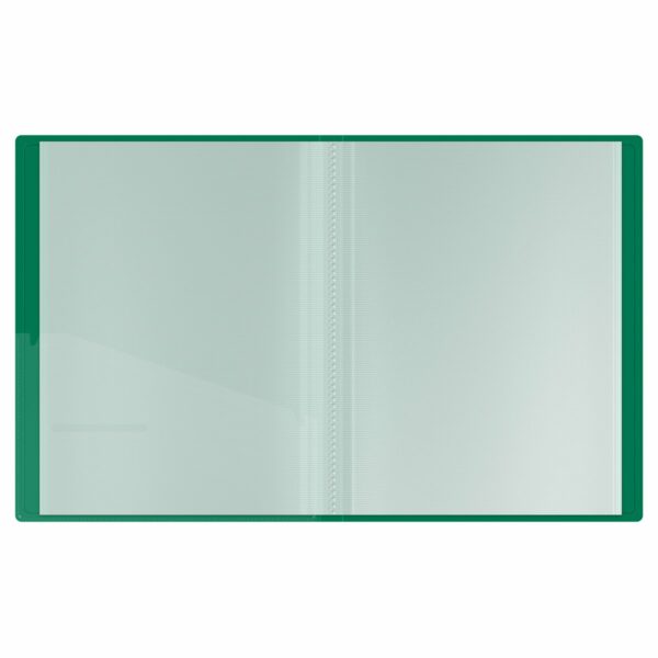 Папка с 40 вкладышами Berlingo "Soft Touch", 25мм, 700мкм, зеленая, с внутр. карманом