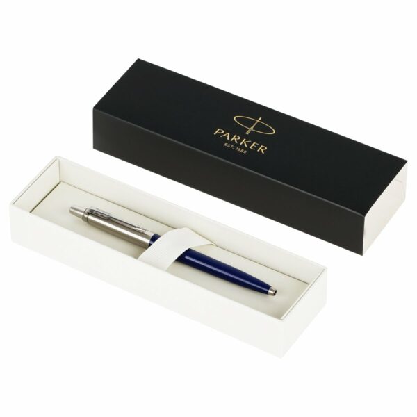 Ручка шариковая Parker "Jotter Originals Recycled Navy CT" синяя, 1,0мм, кнопочн., подарочная упаковка
