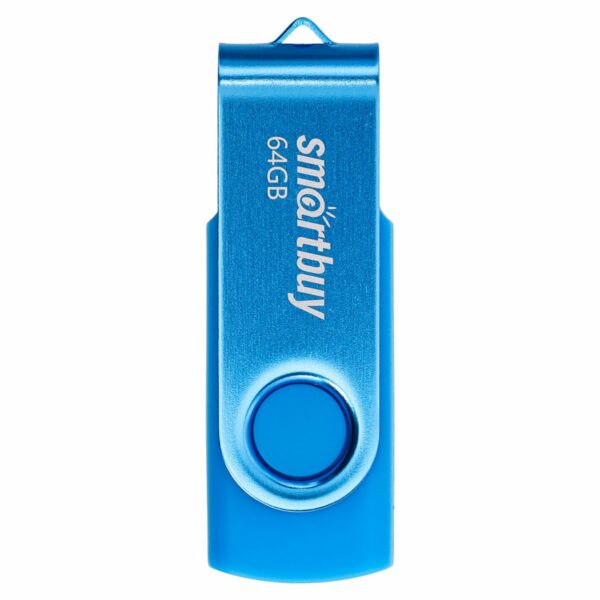 Память Smart Buy "Twist" 64GB, USB 2.0 Flash Drive, синий