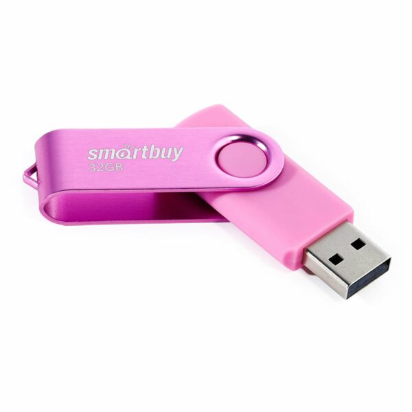 Память Smart Buy "Twist" 32GB, USB 2.0 Flash Drive, пурпурный
