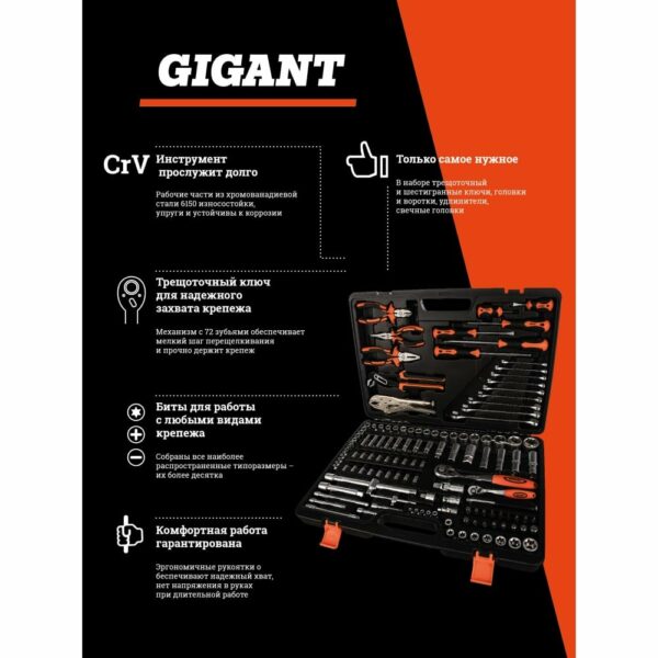 Набор инструментов Gigant GAS 131