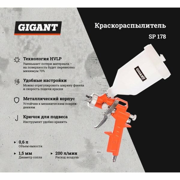 Краскораспылитель Gigant SP 178