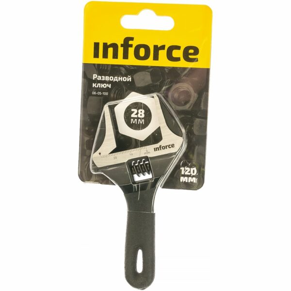 Компактный разводной ключ Inforce 06-05-100