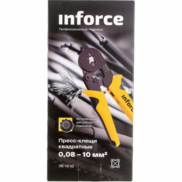 Квадратные пресс клещи Inforce 06-19-10