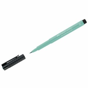 Ручка капиллярная Faber-Castell "Pitt Artist Pen Brush" цвет 161 бирюзовая, пишущий узел "кисть"