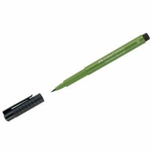 Ручка капиллярная Faber-Castell "Pitt Artist Pen Brush" цвет 167 оливковый, пишущий узел "кисть"