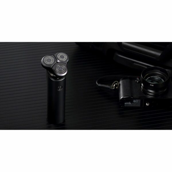 Электробритва XIAOMI Mi Electric Shaver S500, мощность 3 Вт, роторная, 3 головки, аккумулятор, черная, NUN4131GL