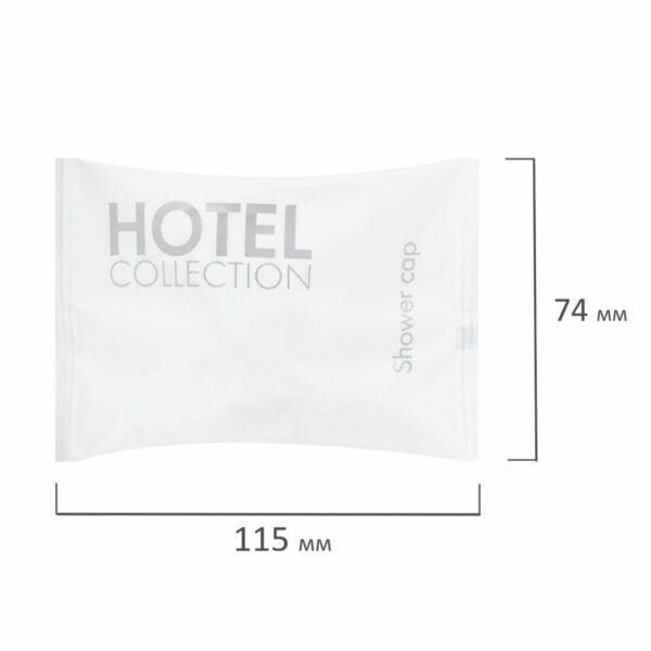 Шапочка для душа КОМПЛЕКТ 500 шт., HOTEL COLLECTION, саше, флоупак, 2000316/1