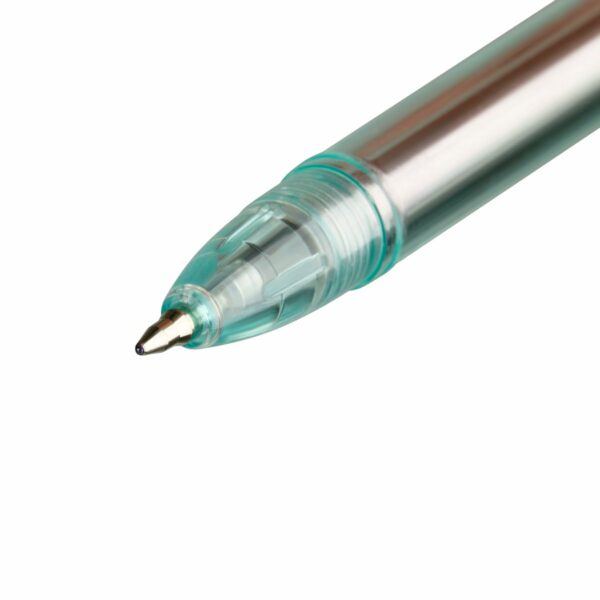 Ручка шариковая MESHU "Pads" синяя, 0,5мм, корпус ассорти, с топпером