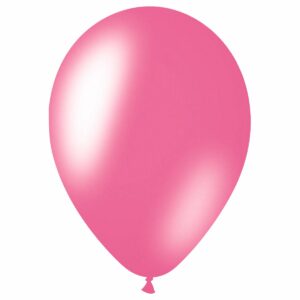 Воздушные шары,  50шт., М12/30см, MESHU, металлик, розовый