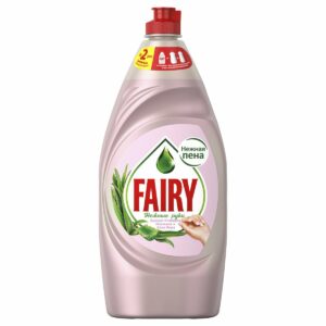 Средство для мытья посуды Fairy "Нежные руки. Розовый жасмин и Алоэ Вера", 900мл (ПОД ЗАКАЗ)