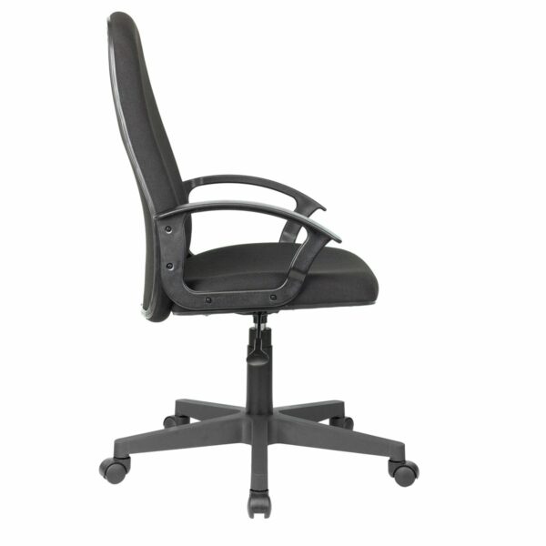 Кресло руководителя Helmi HL-E88, LT, ткань черная, пластик, пиастра
