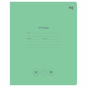 Тетрадь 24л., линия BG "Green colour", 80г/м2