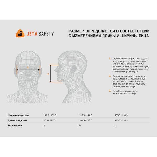 Комплект для защиты дыхания Jeta Safety J-SET 6500