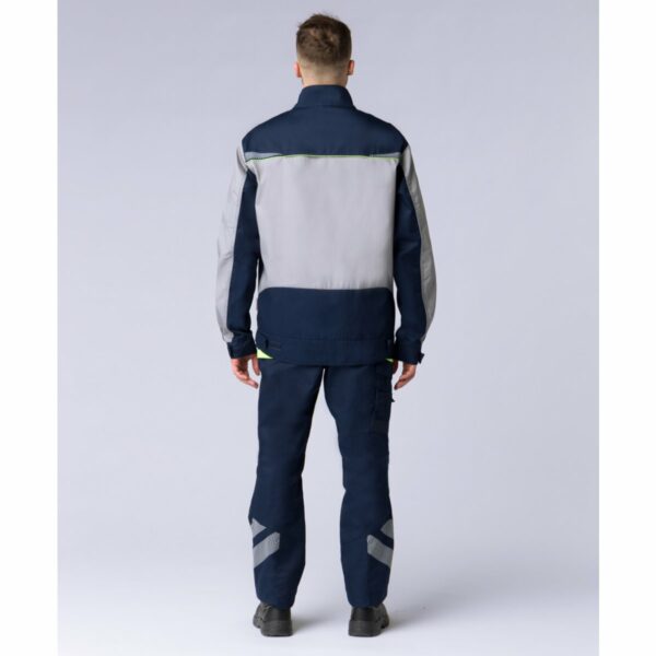 Куртка укороченная мужская PROFLINE SPECIALIST (тк.Смесовая,240), т.синий/серый